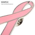 thumbnail image 2 of GOOHOCHY 10 Uds. Pasadores de solapa de cinta rosa para concientización sobre el cáncer de mama, broches para mujer, etiqueta del Día Mundial del Cáncer, Pin decorativo, pasador de aleación, 2 of 8