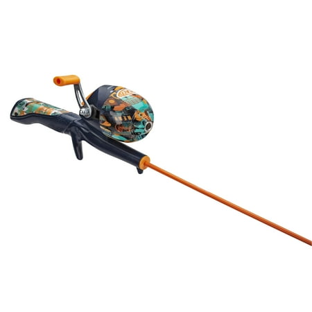Kid Casters Nerf Youth Fishing Spincast Combo Kit w/ Foam Casting Plug