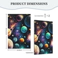 thumbnail image 2 of Planets Galaxy Stars Cosmic Space Light Switch Cover Decorator No Device Blank Wall Plate 1-Gang Receptacle Outlet Decor, 2 of 7