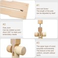 thumbnail image 3 of Soporte de bordado Guofa ajustable con marco en espiral de madera de haya, 3 of 8