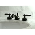 thumbnail image 2 of Kingston Brass KS1160GL 8 in. Widespread Bathroom Faucet, Matte Black, 2 of 5