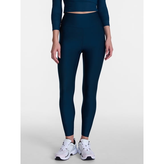 Avia Women's and Women's Plus Shine Leggings, 27" Inseam, Sizes XS-4X
