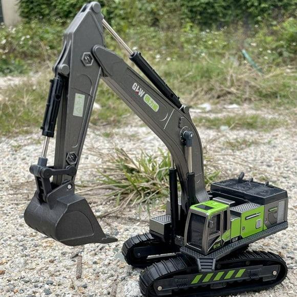 onlyliua Promoción de Temporada Excavadora para Niños, Juguete de Ingeniería de Aleación, Excavadora de Simulación, Excavadora de Juguete para Niños