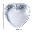 thumbnail image 3 of Heart-Shaped Non-Stick Cake Pan - Aluminum Alloy Chiffon Cake Mold, 6/8/10 In, Easy Demould, Durable, for Baking, 3 of 6