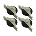thumbnail image 2 of Sliding Door Wheels Rollers Nylon Pulley Set of 4 Durable Smooth Gliding for Home Furniture, 2 of 9