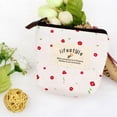 thumbnail image 1 of 5Pcs Small Canvas Purse, Vacemry Floral Canvas Wallet, Small Zip Coin Purse Key Case Bag, Mini Handbag for WomenGirlsLadies, Countryside Style Daily Use Accessory for Pocket Purse Clutch Organizer, 1 of 4