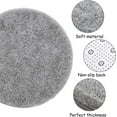 thumbnail image 4 of Softlife Soft Round Shaggy Rug,Fluffy Circle Rug for Boys Girls,Fuzzy Cute Bedroom Rug,Circle Plush Floor Carpet for Nursery Room,4'x4',Gray, 4 of 7