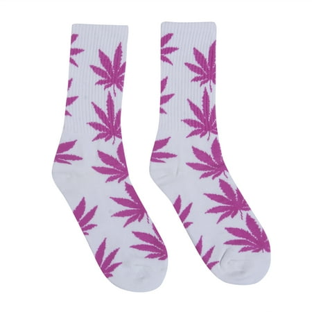Unisex Women's Men's Weed Leaf Maple leaf High Ankle Socks Cotton Casual