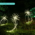 thumbnail image 6 of VALSEEL Snowman Outdoor Christmas Decorations Solar Snowman Garden Pile Decorative Metal Solar P-ath Pile For Outdoor Yard L-awn Decorations, 6 of 7