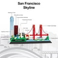 thumbnail image 4 of Apostrophe Games San Francisco Skyline Building Block Set (459 piezas) Incluye el puente Golden Gate y más - Modelo de arquitectura para niños y adultos, 4 of 5