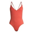 thumbnail image 2 of YMI Women’s Smocked One-Piece Swimsuit With Ring Detail, 2 of 5