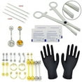 thumbnail image 5 of 16G Tongue Eyebrow Nose Belly Button Piercing Body Piercing Jewelry Kit Tool, 5 of 8