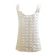 thumbnail image 3 of Gibobby Camisetas sin mangas Poliéster de para usar en casa Mujer(Blanco,XG), 3 of 5