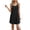 Black, variant on Prettady Women Swimsuit Cover Up Spaghetti Strap Eyelet Embroidery Scoop Neck Sleeveless Summer Dress Bikini Coverup White M