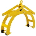 thumbnail image 4 of Olurrisa Automatic Grip and Release Log Tongs, 360° Swivel Lifting Tongs with 4 Claws 25" Open, 3300 LBS Load Capacity, Fit For Forklift, ATV, Tractor and so on. Yellow Color, 4 of 9