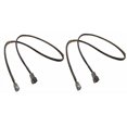 thumbnail image 2 of 36 Inch 3-Pin Black Sleeved Computer Case Fan Male to Female Extension Cable (2-Pack), 2 of 3