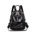 thumbnail image 1 of Mochila De Cuero Suave Simple De Moda Negro, 1 of 5