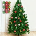 thumbnail image 1 of Decoraciones navideñas, adornos navideños, 30 piezas de adornos navideños de dulces, frascos de dulces, adornos colgantes brillantes para árbol de Navidad, decoración navideña para fiestas en casa, bo, 1 of 6