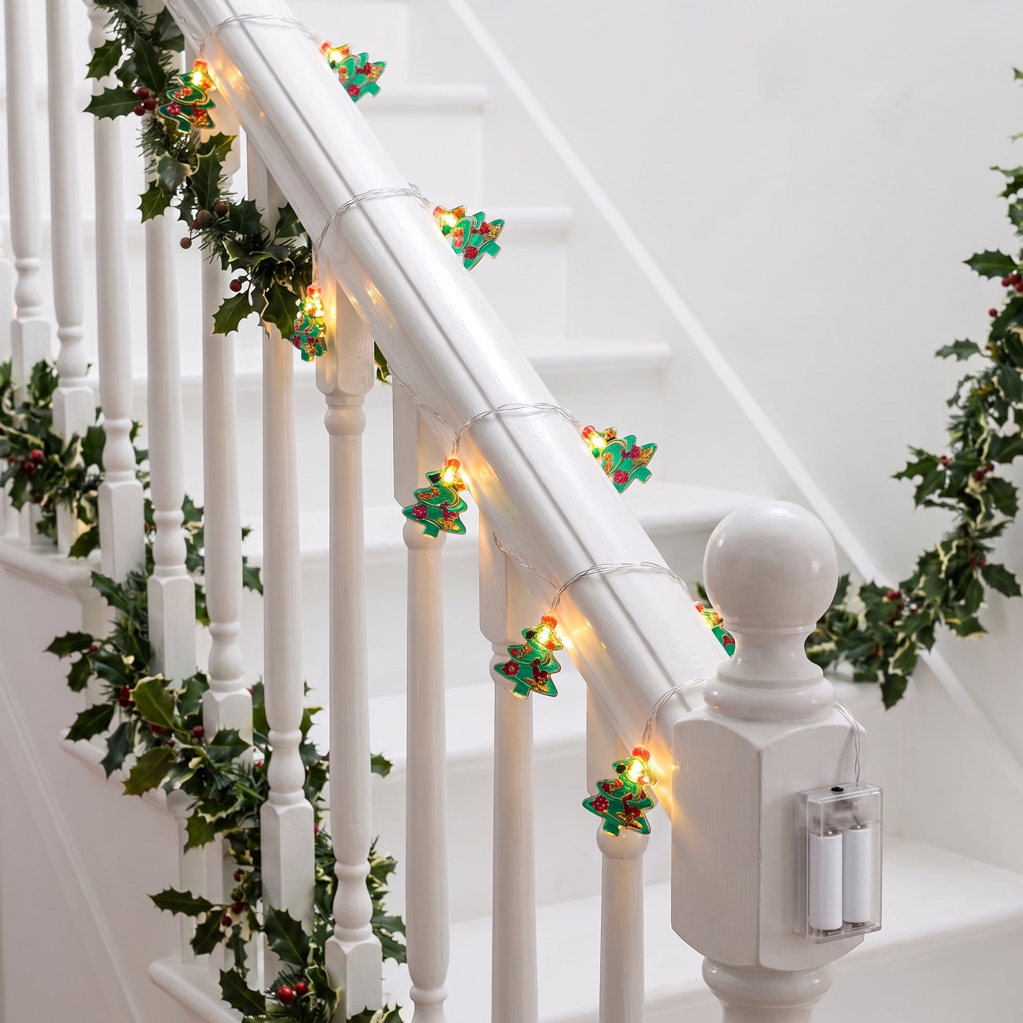 Unique Bargains Fairy Lights for Decor and Festive 6.6 ft Christmas Tree Battery Operated