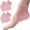 Pink, variant on Vented Moisturizing Socks for Dry Cracked Heels Feet Treatment Gel Lined Spa to Repair Heal Soften Calluses Overnight, 2 Pairs (Mint)