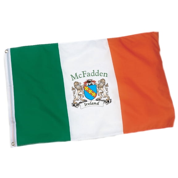 McFadden Irish Coat of Arms Ireland Flag - 3'x5' foot.