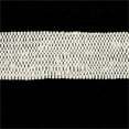 thumbnail image 3 of Contemporary Home Living 2' x 3' Jet Black and Cotton White Stripe Rag Rug, 3 of 3