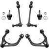 Detroit Axle - RWD Front End Kit for Chrysler 300 Dodge Challenger Charger Magnum, Upper Control Arms w/Ball Joint Sway Bars Lower Ball Joints Replacement