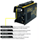 thumbnail image 2 of Soldadora inverter HKS-140Negro/Amarillo 60Hz 110V/220V, 2 of 3