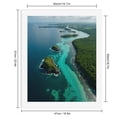 thumbnail image 2 of Paint by Numbers Kit for Adults, Island Coastline Aerial View Ocean Paint by Numbers, Easy Paint by Numbers Kit for Adults Beginner, DIY Adult Paint by Number Kits on Canvas, Home Decor, 2 of 7