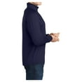thumbnail image 3 of Mens Sport Wick Stretch 1/2 Zip Polyester/Spandex Pullover True Navy XL, 3 of 7
