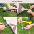 thumbnail image 4 of LIVABIT Outdoor Camping Canopy Tent 13ft x 9.5ft Lightweight Weatherproof Adventure Traveling Tarp with Included Poles, UV Protection and PU 3000mm (Tan), 4 of 5