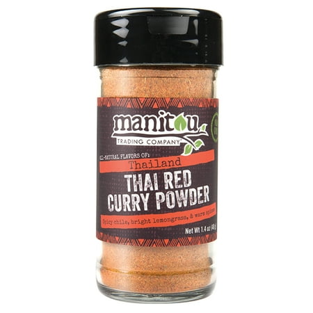 Thai Mulberry - Thai Red Curry Powder, 1.4 Oz Glass Jar