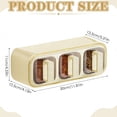 thumbnail image 4 of Spice Container Set Wall Mount Seasoning Box 400Ml Kitchen Condiment Organizer No Punching with Spoon | Home Gadgets Storage Tool for Inside Cupboard Spice Jars,Spice Containers,Seasoning Jars,Spice, 4 of 9