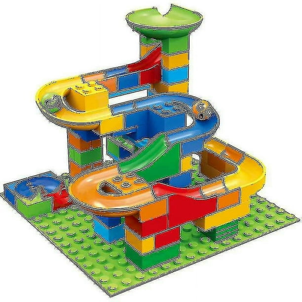 84-504 pieces small size marble race running building blocks maze