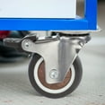 thumbnail image 4 of Ruedas de carro Uxcell de 1 pulgada, juego de 8 ruedas giratorias de TPR de alta resistencia con freno de 33 Lbs para muebles, marrón, 4 of 7
