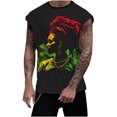 thumbnail image 1 of Hombres Moda Casual Impresión Suéter Cuello Redondo Tanque Deportivo, 1 of 6