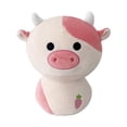 thumbnail image 3 of Lindo peluche de vaca, almohada de peluche, muñeco de peluche de dibujos animados, juguete para Rosa, 3 of 9