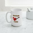 thumbnail image 5 of CafePress - Christmas Rocks! Guitar Santa Large Mug - 15 oz Ceramic Large White Novelty Mug, 5 of 6