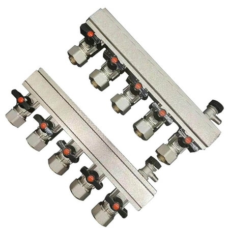 

brass Radiant Floor Heating Manifold collector 2 -10 Port ufh underfloor radiato