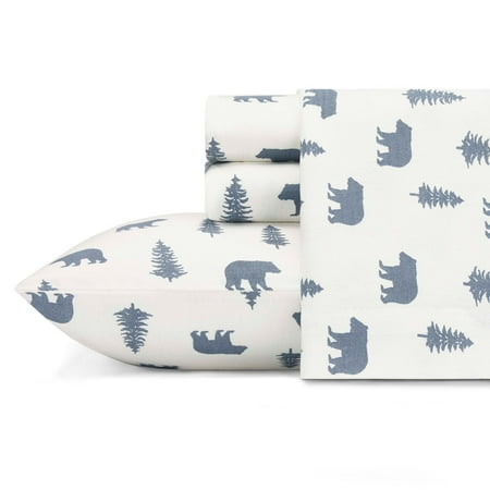 Eddie Bauer Bear - Bears and Trees Flannel Sheet Set by Eddie Bauer