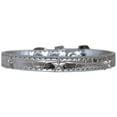 thumbnail image 1 of Argent Étoile Widget Croco Chien Collier Argent Taille 12, 1 of 1