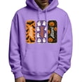 thumbnail image 1 of LUOGENLI Chandails à Capuche pour Hommes Graphiques Country Halloween Chandail à Capuche Graphique à Manches Longues Chandail avec Imprimé Décontracté Confortable Veste Douce pour Automne Hiver Violet Taille TG, 1 of 5