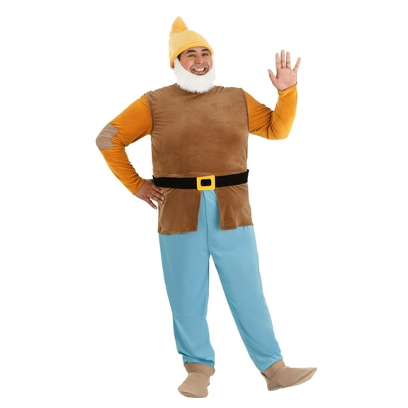 Men's Plus Size Disney Snow White Happy Dwarf Costume