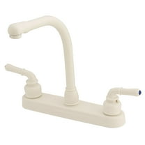 Empire Brass U-YBB800RSB Biscuit 8" Hi-Rise Kitchen Faucet with Tea Pot Handles