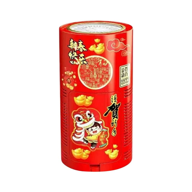 XFGOU FireworksBubble Machine Portable Automatic FireworksBlowing Bubble Machine With Light FireworksSound Bubble Machine Suitable For New Year Party Toys For Children And Adults 240ml