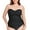 AA-Black, variant on RELLECIGA Women's Ruched Bandeau Tankini Top Swimsuits