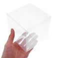 thumbnail image 5 of WHAMVOX 50pcs Clear Plastic Folding Present Boxes With Lid Transparent Rectangular Packaging Boxes For Party Favors Candy Cookies And Small Present, 5 of 8