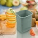 thumbnail image 5 of Cortador de fresas y plátanos | Rebanador de acero inoxidable de 5 cuchillas | Aparato de cocina multifuncional para fresas, plátanos y kiwis | Incluye funda protectora y agarre antideslizante, 5 of 6