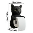 thumbnail image 3 of OugPiStiyk Cat Paper Holder, Realistic 3D Cat Resin Wall-Mounted Tissue Dispenser, Wall-Mounted Cat Tissue Papers Roll Storage Stand for Bathrooms, Kitchen, Home Decor (British Shorthair), 3 of 6