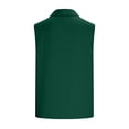 thumbnail image 5 of Xdegoge Tank Top for Women Collared V Neck Sleeveless Dressy Satin Silk Like Cowl Neck Draped Front Loose Fit Elegant Business Work Office Fashion Summer Tops, 5 of 8